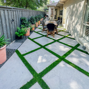 Modern Geometric Oasis: A Contemporary Backyard Retreat | Dallas, TX