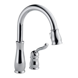 Delta Leland&reg; Single Handle Water Efficient Pull-Down Kitchen Faucet - Kitchen Faucets