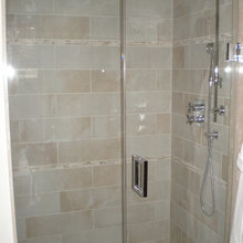 subway tile shower