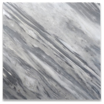 Bardiglio Gray Marble 4x4 Tile Polished, 100 sq.ft.