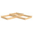 Greenes Two Tiers Original Cedar Raised Garden Bed, 4'x12'