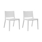 EZ Mod Elio Chair, Set of 2, White