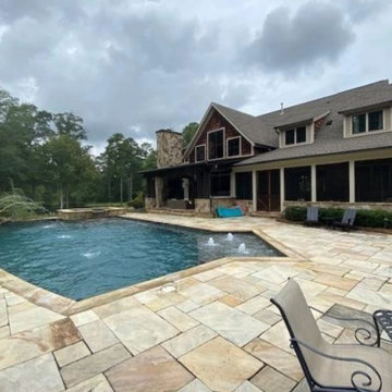 A custom home in horse country of Georgia