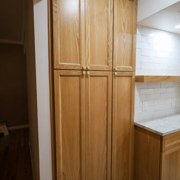From Ordinary to Extraordinary: White Oak & Quartz Kitchen Renovation