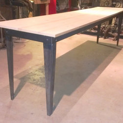 tansu steel communal table - Side Tables And End Tables