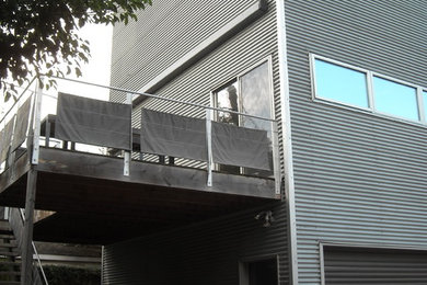 Inspiration for a contemporary exterior home remodel in Houston