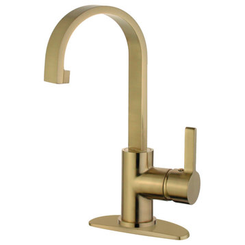 LS8613CTL Continental One-Handle 1-Hole Deck Mounted Bar Faucet, Brushed Brass