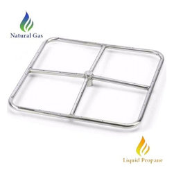 Square Fire Pit Burner - Fire Pit Accessories