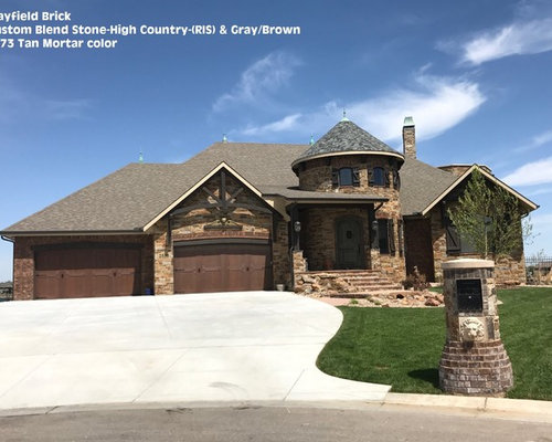 Mayfield Brick And Custom Blended Stone With J573 Mortar Color