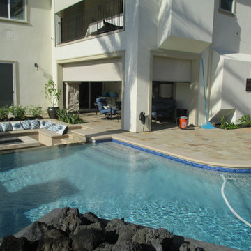 Motorized Power Screens on California Room in Lake Forest, California