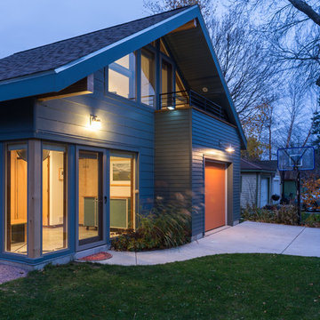 This end of the structure benefits from the sunny exposure.