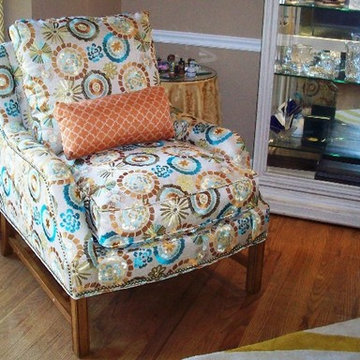 A great customer re-designs a room we did years ago