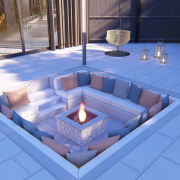 Fireplace/Terrace
