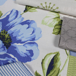 Blue-Green-Grey Fabric Story - Fabric