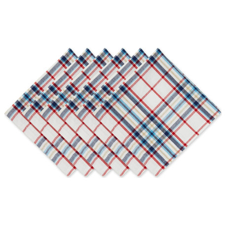 Lighthouse Plaid Table Runner 14X108