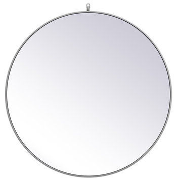 Elegant Lighting MR4739 Eternity 39" Diameter Circular Beveled - Grey