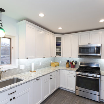 White Transitional Kitchen