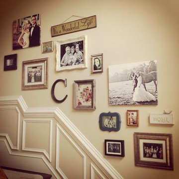 staircase wall decorating ideas