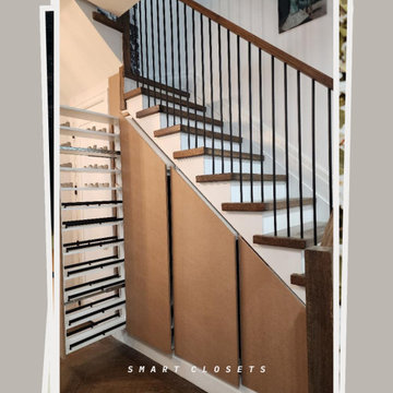 Under Stair Closet – Finish Details ✨