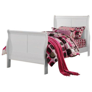Acme Louis Philippe III Twin Bed White