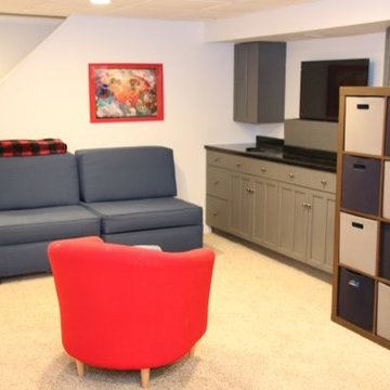 Teen Boy Basement Makeover