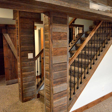 Colorado Rustic Basement