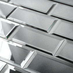 Reflections Glass Mirror Beveled Back Splash Wall Tile - Anaheim, CA - Wall And Floor Tile