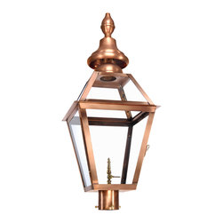 Post Mounted Lantern, Gas Lantern - Post Lights