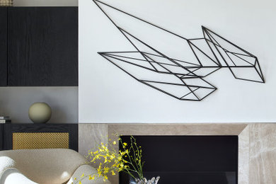 Example of a living room design in Tel Aviv