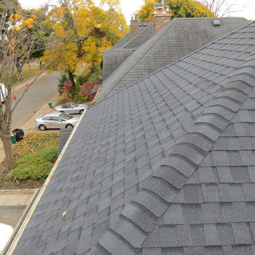 Asphalt Shingles Certainteed Landmark Moire Black Roof Installation