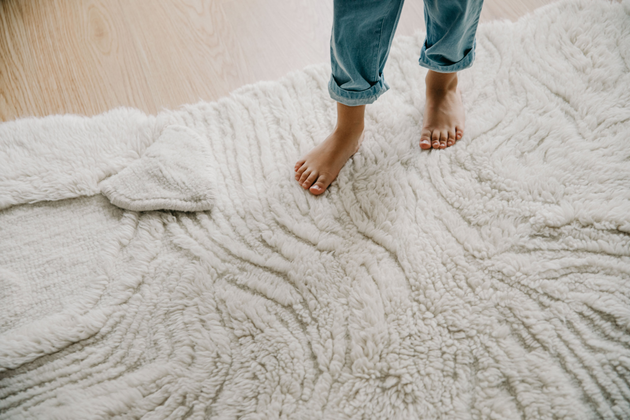 Pink Nose Sheep Woolable Rug