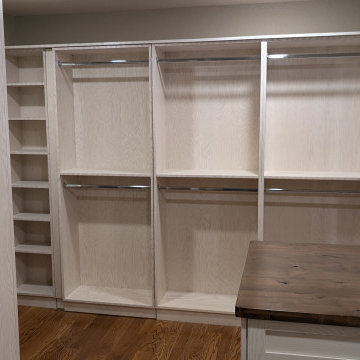 Custom Walk-In Closet & Laundry Room Combo in Columbia, MO