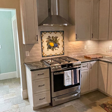 Italian Still Life Kitchen Backsplash