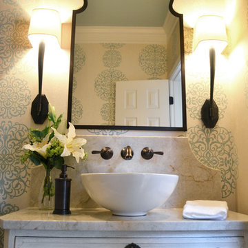 An Elegant Powder Room