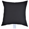 Dann Foley Thick Linen Cushion Black and Gold Upholstery
