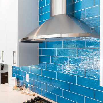 Glass Tile Backsplash in Grand Rapids