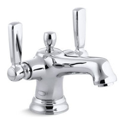 Kohler - Kohler Bancroft Monoblock 1-Hole Bathroom Faucet, Polished Chrome - Bathroom Sink Faucets