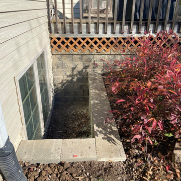 Window well retaining wall!