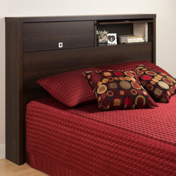 Prepac Espresso Series 9 Designer 2-Door Headboard - Headboards