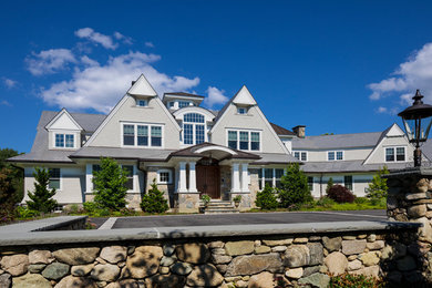 Inspiration for a timeless exterior home remodel in Boston
