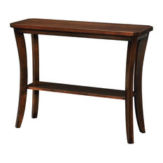50 Most Por Console Tables For 2018 Houzz Leick Home Boa Console Table Chocolate Cherry Tables