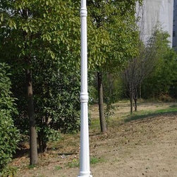 Solar Lamp Post Double - Post Lights