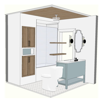 85YO Bathroom Renovation - Design 2