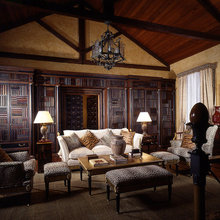furniture arrangement ottomans
