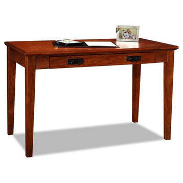 Leick Furniture Boulder Creek Mission Wood Laptop-Writing Desk in Cherry