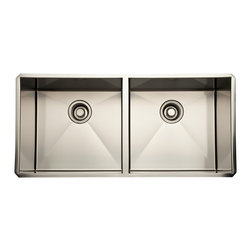 Rohl - ROHL - 2-Bowl Stainless Steel Kitchen Sink - Kitchen Sinks
