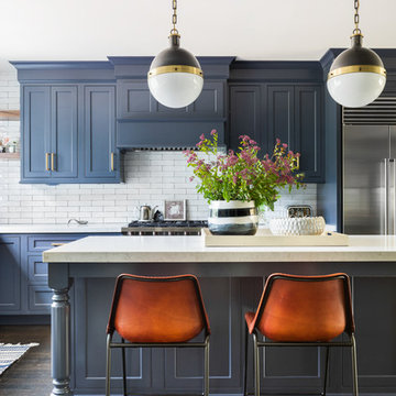Garden City Midnight Blue Before and After