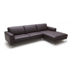 Haley Leather Sectional - Sectional Sofas