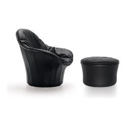 Arflex - Lips Ottoman by Carlo Colombo for Arflex - Footstools, Cubes and Ottomans