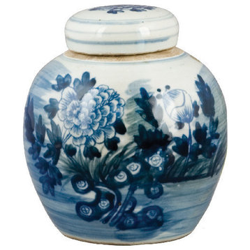 Porcelain Blue and White Jar